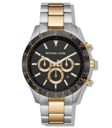 Michael Kors Reloj para Hombre Layton de Vestir, Plateado, 